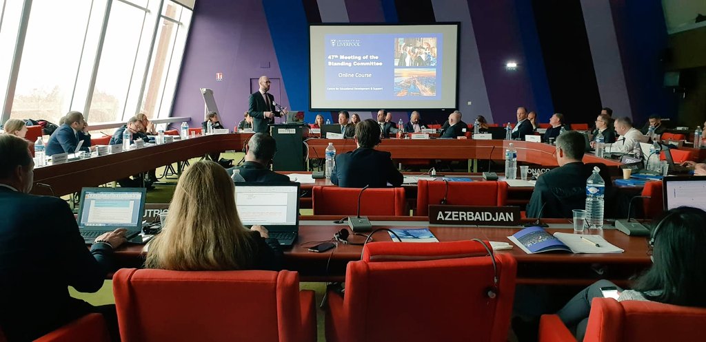 CamiPsych's tweet photo. Sharing the amazing work done by the @LivUni CEDS team on the e-learning course developed for the @PROS4_coe , formally launched at Standing Committee of European Convention on Spectator Violence meeting. https://t.co/WtjPRWzD3Z