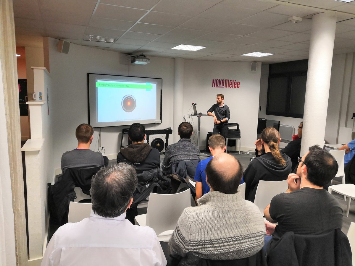 allahaye's tweet image. Demarrage du Meetup #v4l2 (Video for Linux) Capture vidéo et Accélération de décodage vidéo matériel ! Merci à @LaCantine_Tlse pour la salle et @GroupeSmile pour le pot ! #opensource #convivialite