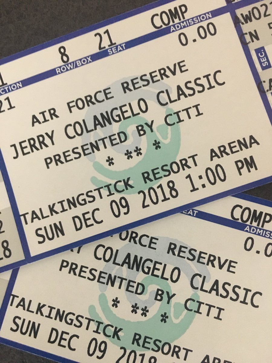 AZSports's tweet photo. We've an extra pair of tickets to the Jerry Colangelo Classic this Sunday at @TSRarena. Like &amp; RT for your chance to see Grand Canyon vs. Nevada &amp; Gonzaga vs. Tennessee. 

Winner selected at 3 p.m. MST today. https://t.co/cyE2UHhNAm