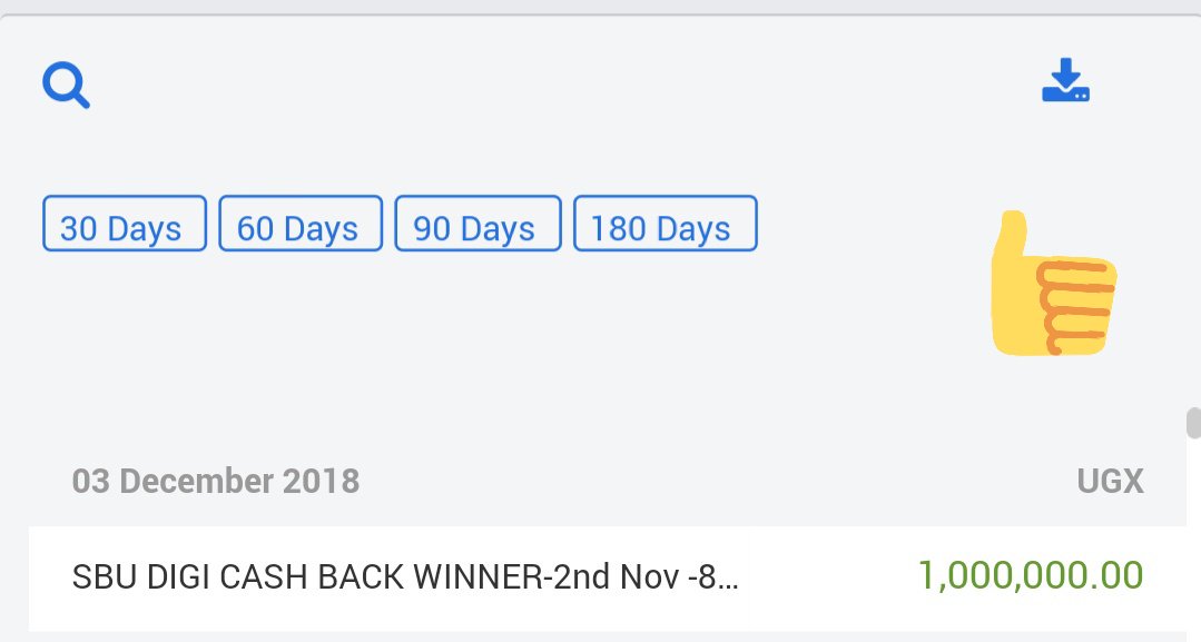 WasukiraA's tweet photo. @stanbicug Thanks for my early Xmas gift from the SBU Digi Cash Back Promotion.
It was unbelievable when I received the money.
Thank you, Stanbic Bank https://t.co/9UbvvbUPzD