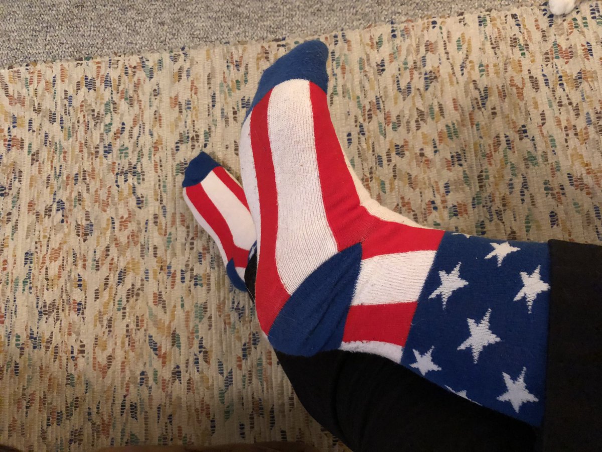 CMVoeltz's tweet photo. Wearing my #patrioticsocks today. #GeorgeHWBush #Remembering41 #SocksForBush https://t.co/7qPLG3iUWt