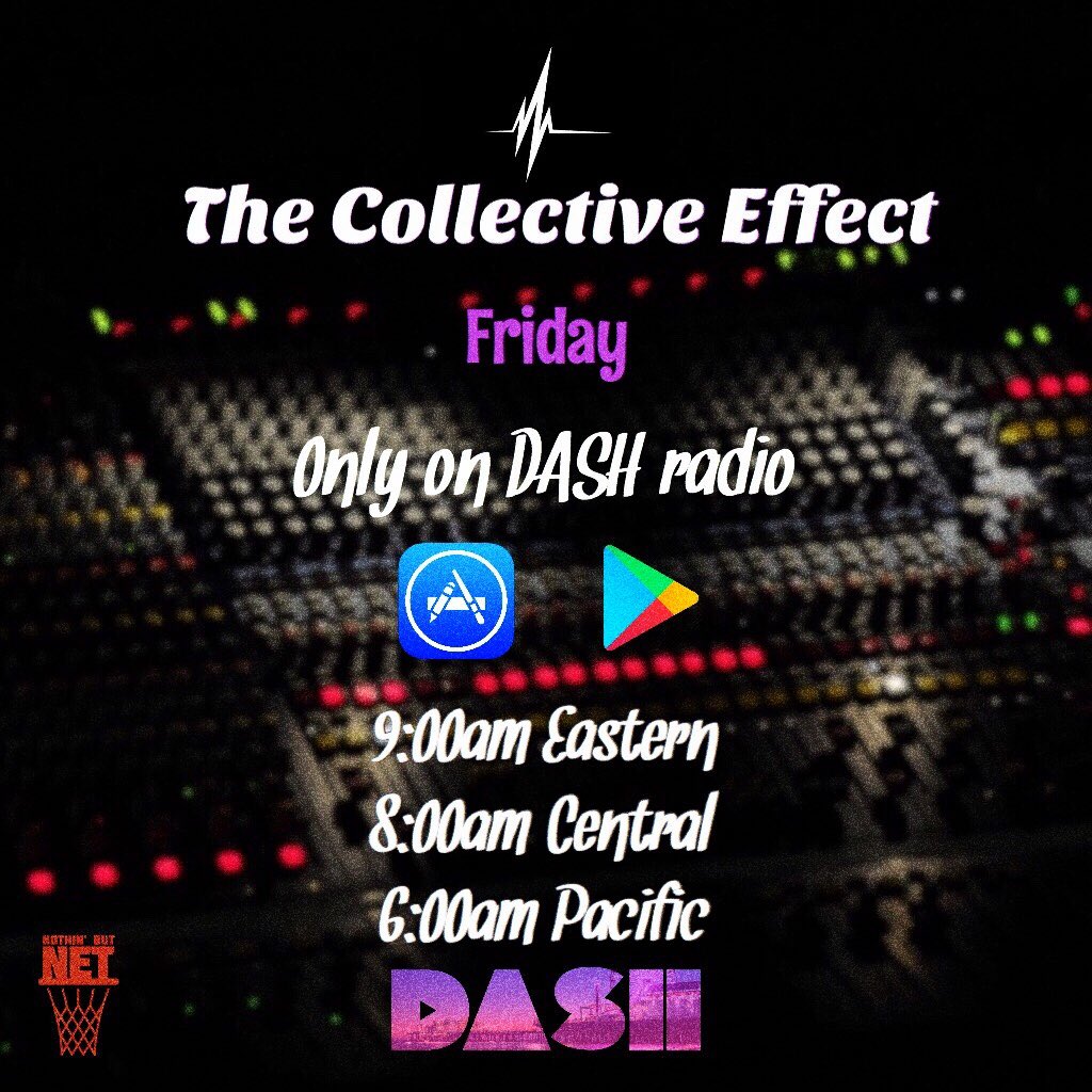 InTuneEnt's tweet photo. Every Friday at 9:00AM EST/8:00AM CST/6:00AM PST (Re-Runs In The Afternoon), Tune In To @DashRadio's Official Channel For The @NBA @WNBA & @EASports, @NBNDashRadio As @InTuneEnt Presents #TheCollectiveEffect.
Where Mainstream Meets The Underground & Where We Call The Shots! https://t.co/lR1T1nvQ1H
