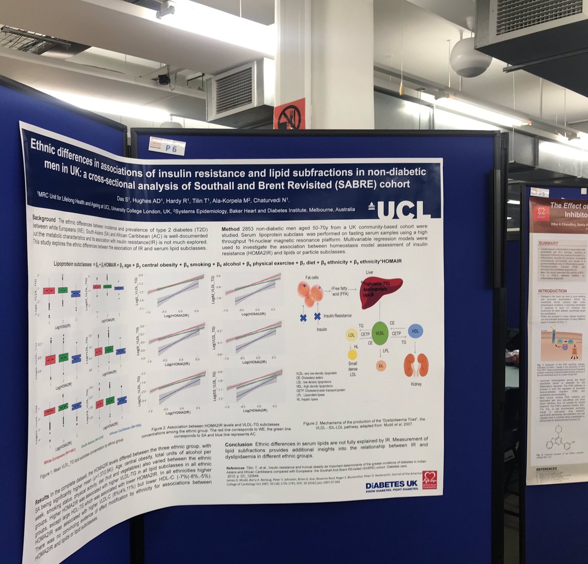 shikta_das's tweet image. My poster today at the London vascular biology forum. Ethnic differences in insulin resistances and metabolites. #ethnicdifferences #diabetestype2 #cad #ischemicheartdiseases