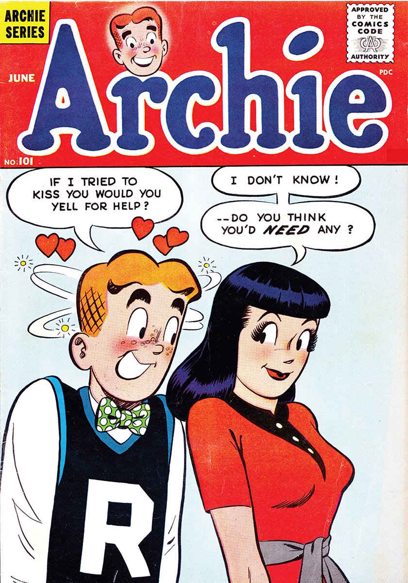 BrowseTheStacks's tweet image. #Vintage #Comic - Archie #101

Pencils: #HarryLucey
Inks: ?
@ArchieComics (June1959)

#Comics #Archie #ArchieComics @CW_Riverdale