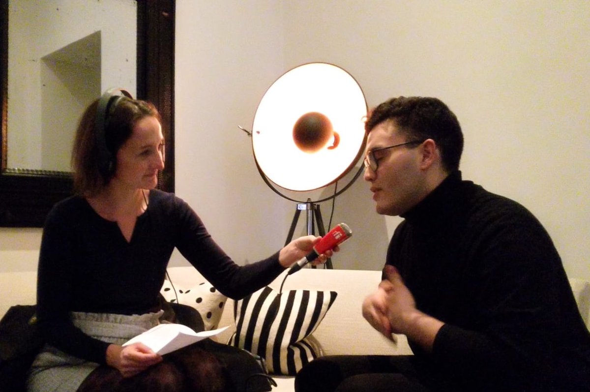 Plaisir de retrouver ce soir l’artiste vénézuélien <a href="/yadamandres/">YADAM</a> pour faire un bilan (prometteur) de sa première année en France. Un premier EP en préparation. Entretien (en musique!) à retrouver dans le journal des Amériques vendredi sur <a href="/RFI/">RFI</a> a 14h10 (photo JM Journet)