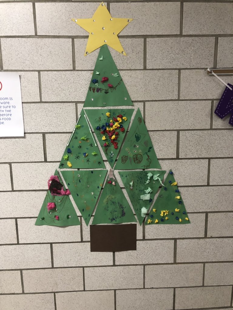 This week’s Makerspace Monday left us with a beautiful holiday tree!