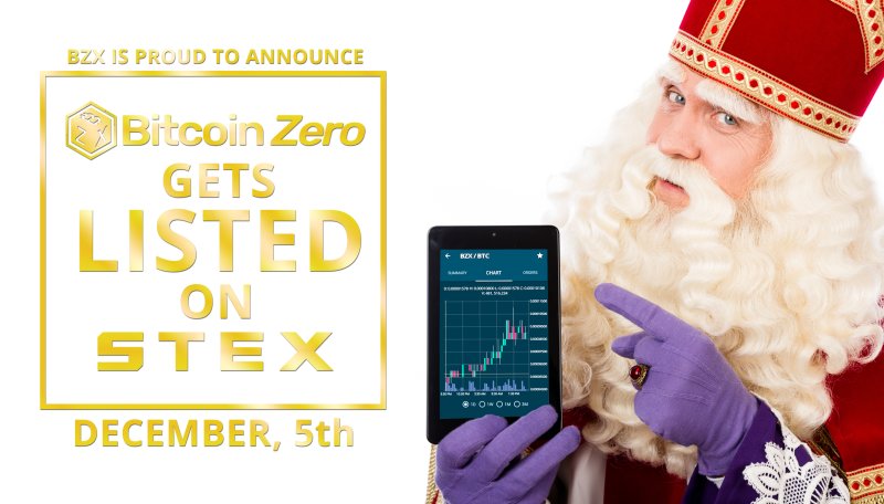 BitcoinZer0X's tweet image. ⚡️SURPRISE⚡️

Sinterklaas has come to visit us at Bitcoin Zero to deliver some great news for $BZX holders! #BZX has been listed at @StexExchangeR 
We couldn't be happier with the overwhelming support from the BZX community!

WIN 1500 BZX

-RT/Like
-Follow: @BitcoinZer0X 
-Tag 4