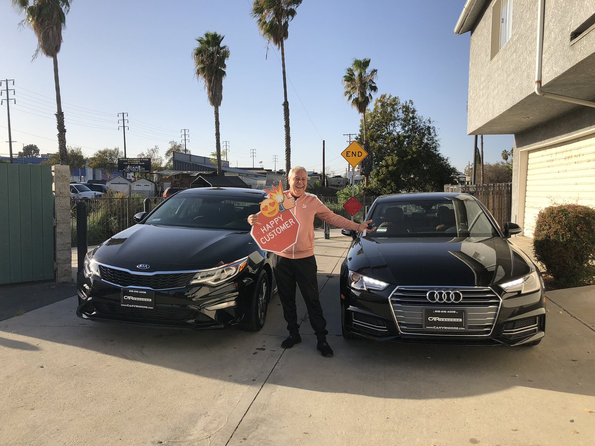 CarVendorz's tweet photo. 🚨Happy Cutomer Alert 🚨
Congrats to our new #CarVendorz family mamber with his 2018 #Audi #A4 and 2019 #kia #Optima Yes, we work with any credit and you can lease or purchase any make and model at wholesale price. Your new 🚗 is only a 📞 away! https://t.co/2uaICr1lXo