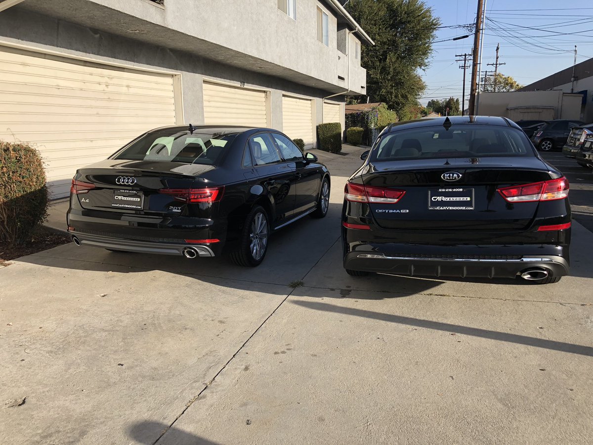CarVendorz's tweet photo. 🚨Happy Cutomer Alert 🚨
Congrats to our new #CarVendorz family mamber with his 2018 #Audi #A4 and 2019 #kia #Optima Yes, we work with any credit and you can lease or purchase any make and model at wholesale price. Your new 🚗 is only a 📞 away! https://t.co/2uaICr1lXo