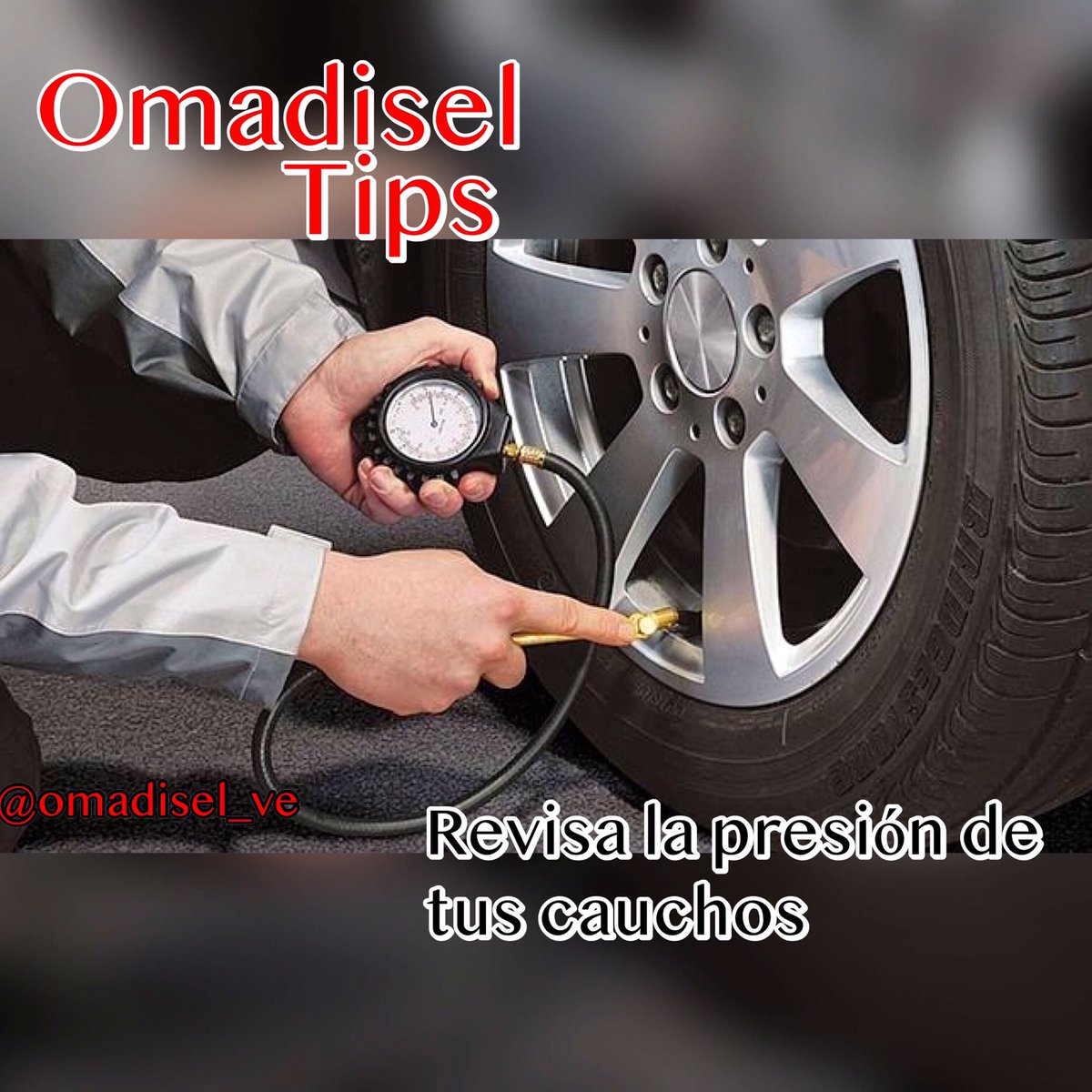 omadisel's tweet photo. #Sabiasque❓ Uno de los elementos más importantes de un vehículo son sus #neumáticos. Por eso 1 vez a la semana debes verificar la presión de los cauchos y así garantizar la durabilidad de los mismos. #Omadisel #aceitesenventa #lubricantes https://t.co/3rMF7IIxks