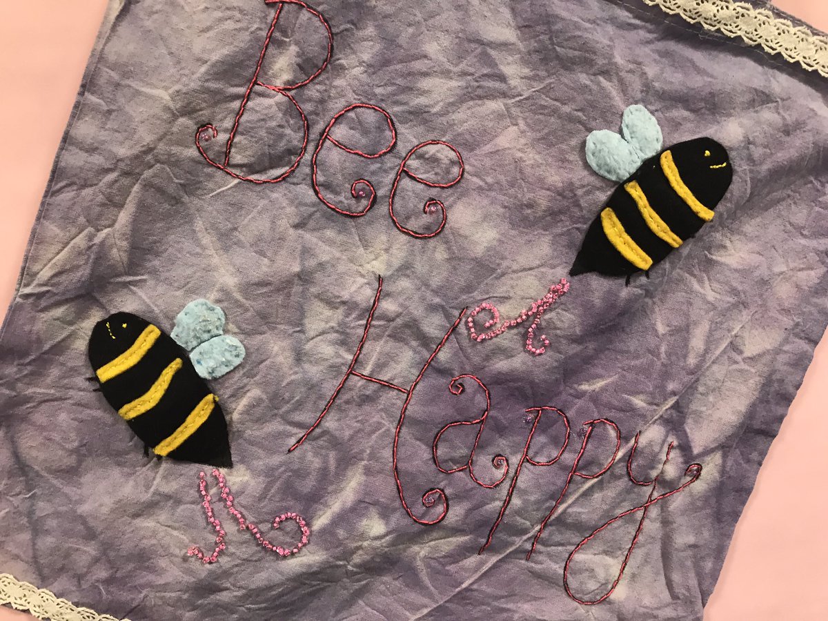 SADARTdept's tweet photo. Some work on Mrs Foster’s best work wall - did your work make it up there? @SwindonAcademy1 #textiles #textileart https://t.co/uOmEEwGsQH