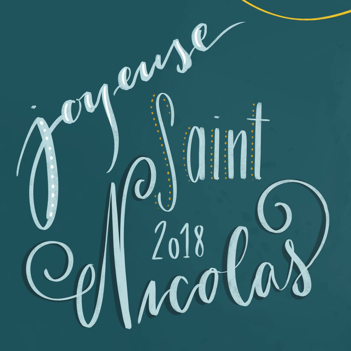 dianedeguerny's tweet photo. Bonnne saintt Nicolas à tous !!!! ... avec un tout petit peu d'avance 

#Stnicolas #lorraine #christmas #nearlychristmas #lettering #handlettering #photoshop #crazy #santa https://t.co/I95q5TMHgA