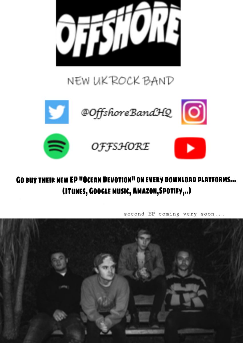 offshorebelgium's tweet photo. ⚠️ PROMOTION ⚠️

I made new flyers to promote @OffshoreBandHQ.

You can print the flyers with the second picture. https://t.co/TqN8b2VmFv