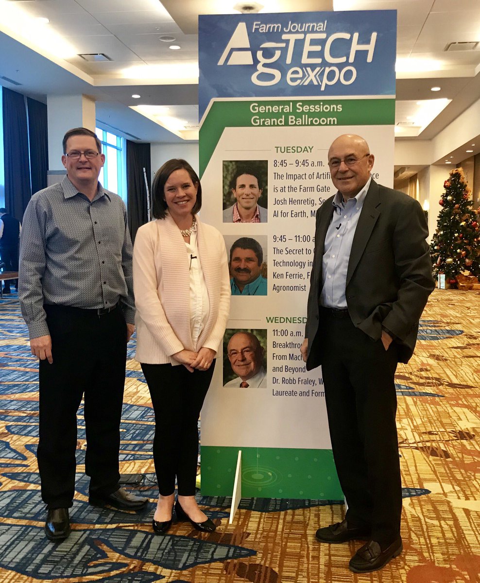 RobbFraley's tweet photo. Thanks to @FJAgTech, @MargyWithAY, & @ACountryside for inviting me to share my story at #FJAgTech18. I hope everyone heads home with renewed excitement about the latest ag R&D technology and a renewed drive to communicate the environmental benefits of #modernag to society! https://t.co/MNHtitAHLZ