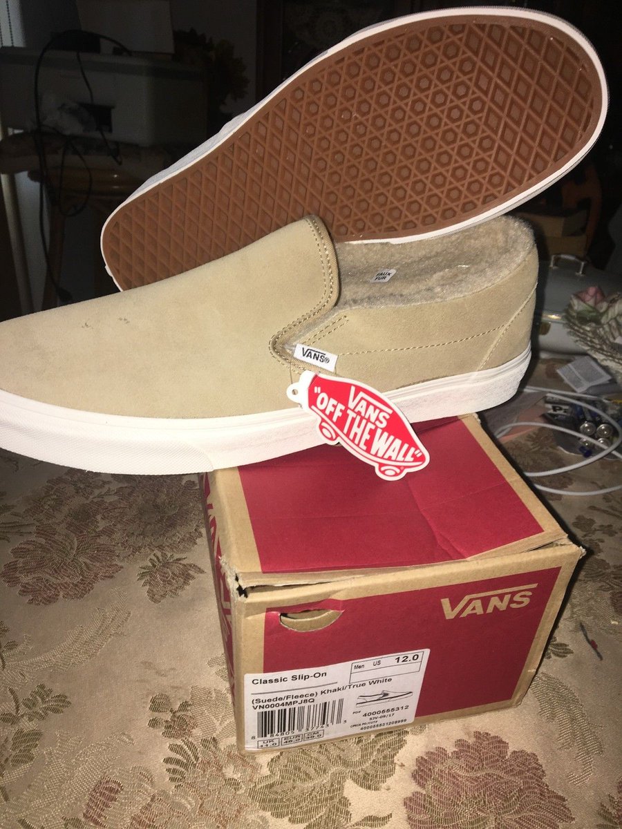 morningsdoves's tweet photo. @VANS_66 when will these tan fleece slip on shoes be back? asking for a friend. and the friend is me https://t.co/y12Ug50Dlz