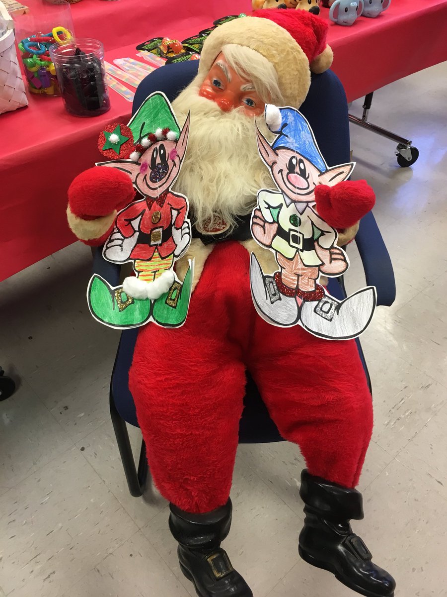 hancockkinder's tweet photo. Mrs Hancock’s &amp; Mrs Allen’s elves are shopping at the school Santa Store. Excited about Cookies &amp; Pajama Palooza Friday!@bearbranchelem @BBESPTO https://t.co/uFY2bpT0wR