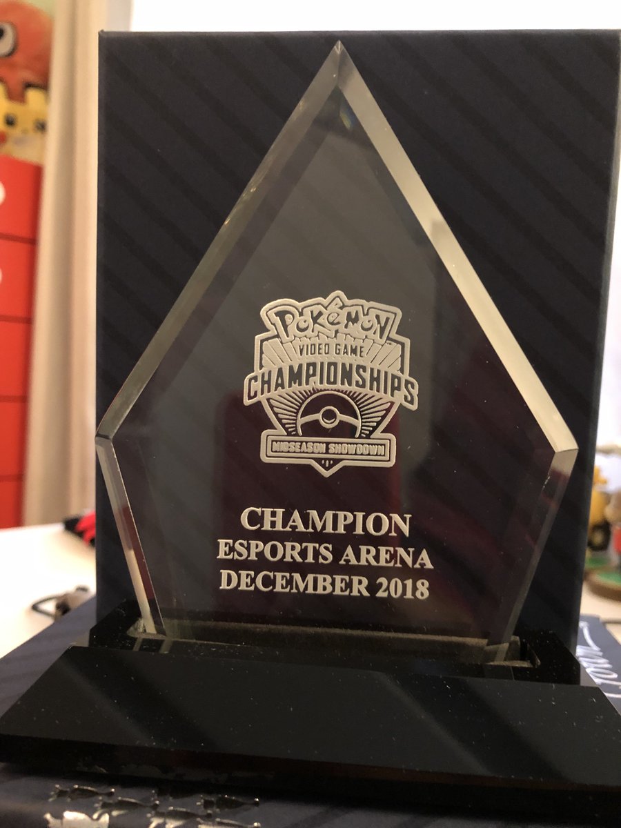 pokemonlabs's tweet image. Who's taking home this awesome trophy on Sunday? Join us at the @ESA_OC @EsportsArena for our #VGC #MSS and it could be you! We'll also have #SuperSmashBrosUltimate, #PokkenTournamentDX, #PokemonLetsGo, and other #NintendoSwitch side games. More info at: bit.ly/2Rpe31Z