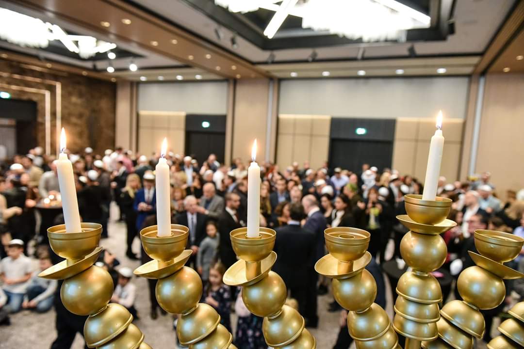 FisherKamm's tweet photo. 3rd candle #Hanukkah #chabbad #belgrade https://t.co/ClQ9bF77bp