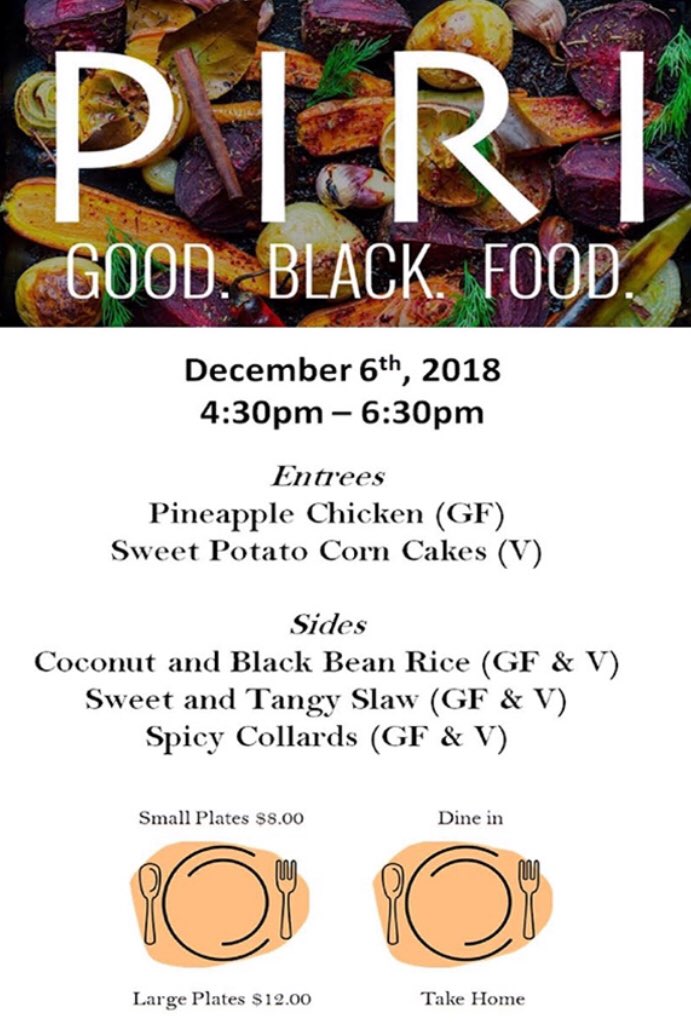 This menu for tomorrow night. YUM! Come early, and come hungry! 

Did we also mention $3 Bull Durham pints? Wow!