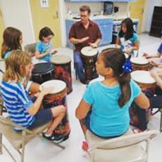 DrummingAround's tweet photo. I love doing Drumming Around programs at libraries, schools, and youth camps! Many adults have years of negative conditioning. I don’t have rhythm...not musical. This can cause adults to be apprehensive. Kids are just ready to explore and experience!!!#drummingwithkids @tocaperc https://t.co/C483mZO8Rv