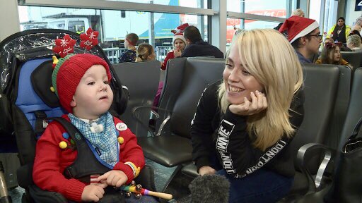 BristolAirport's tweet photo. RT @ElliePittTV: Lovely time on the annual @ThomasCookUK Santa flight @BristolAirport when families with children who have life-limiting conditions get to meet Father Christmas and for many, go on a plane for the first time. https://t.co/FE23RNzkSj