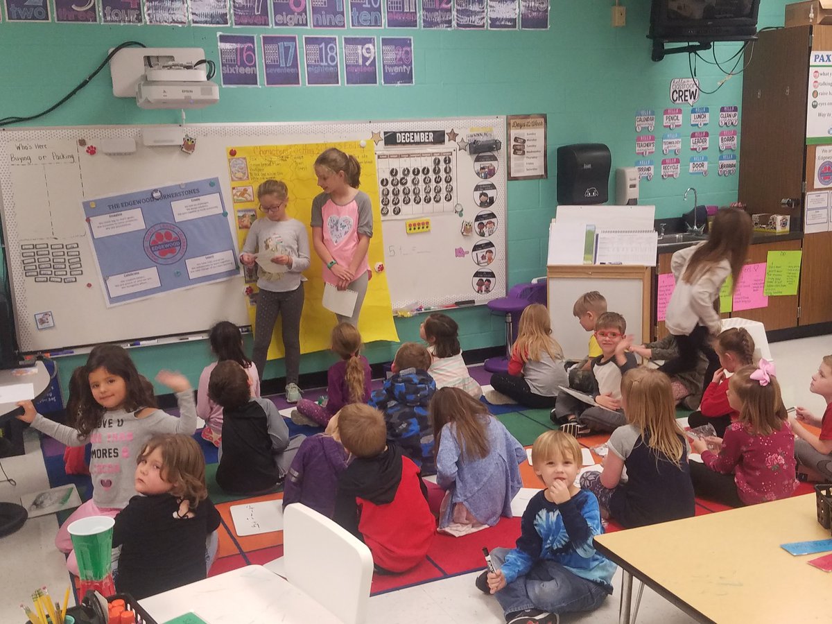 t_holdren's tweet photo. Student Council @Edgewood_ES teaching our students about the Edgewood Vision https://t.co/pYD5HVhhBj