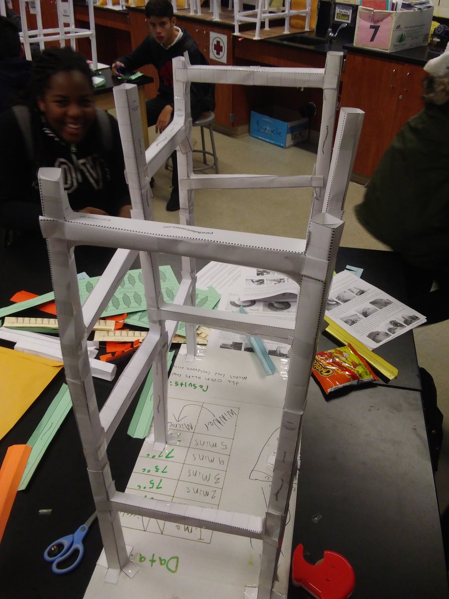 JT_Learn's tweet photo. Design and build your own roller coaster physics unit in 8th grade science with @julia_civitello. Mr. Conlin #learningbydoing https://t.co/aDf9aI4dP0