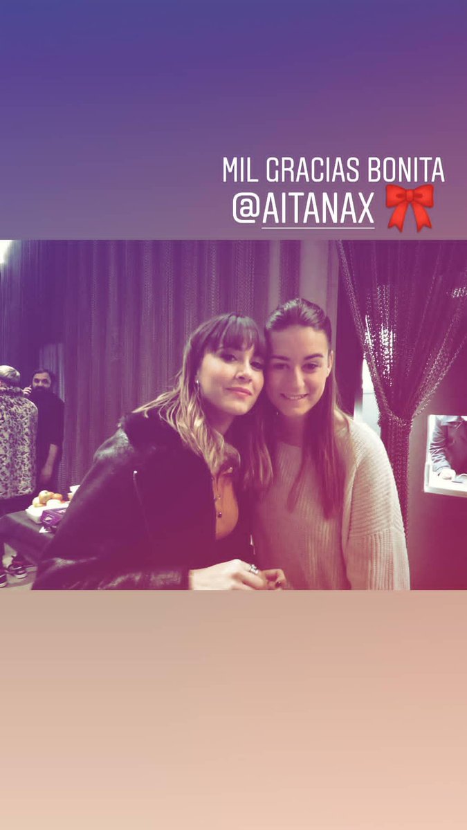 eva__yeste's tweet photo. Muchísimas gracias bonicas!!!! @Aitanax @lolaindigomusic 🎀💃 https://t.co/vjQ07zZaIa