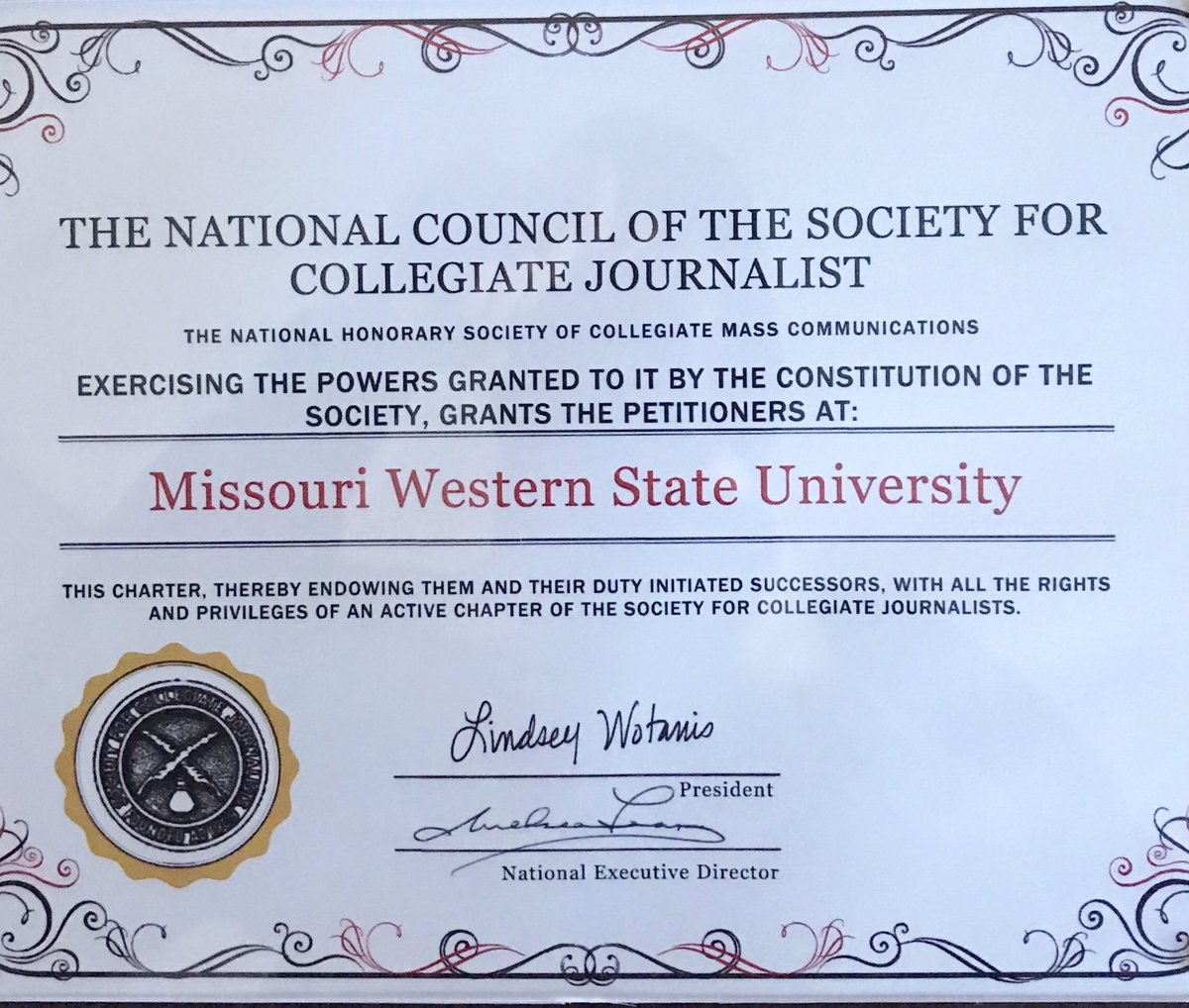 MWSU_Yearbook's tweet photo. As a yearbook staff we would like to announce the official launch of the Society For Collegiate Journalist (SCJ) here at Missouri Western! https://t.co/O6f9LKJ3P2
