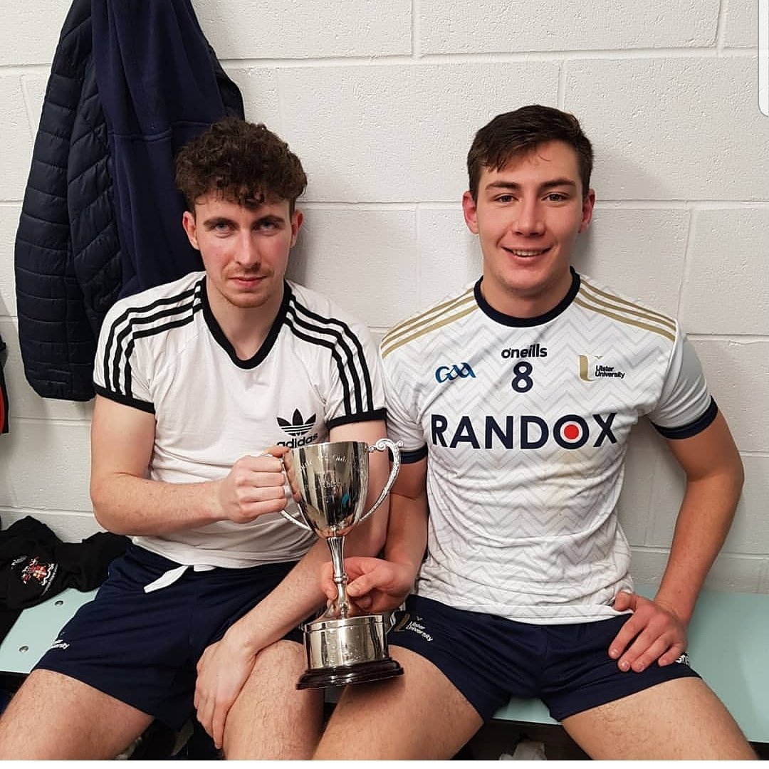 BellaghyGAC's tweet photo. Congratulations to Karl McCallion and Christopher McAfee, league champions with @MageeGAA! 🏆 https://t.co/oeAP6ASpdB