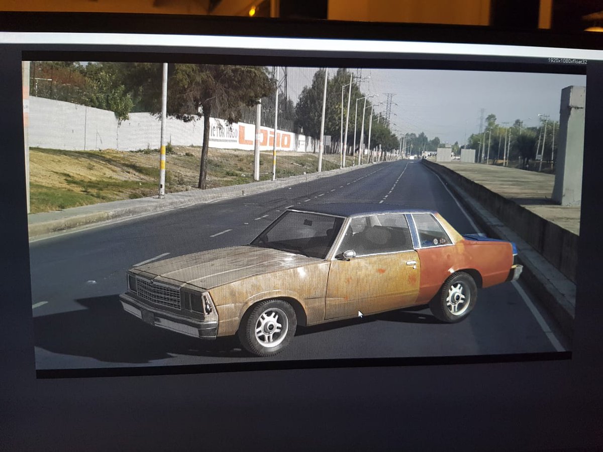 ROQA_NTONIO's tweet photo. La pelicula en la que se esta trabajando tiene buen futuro. (Modelado, iluminado y texturizado por mi).

Auto principal de la pelicula.
Si....si es 3d montado en shot grabado en alta tensión. https://t.co/pXIuMI7zee