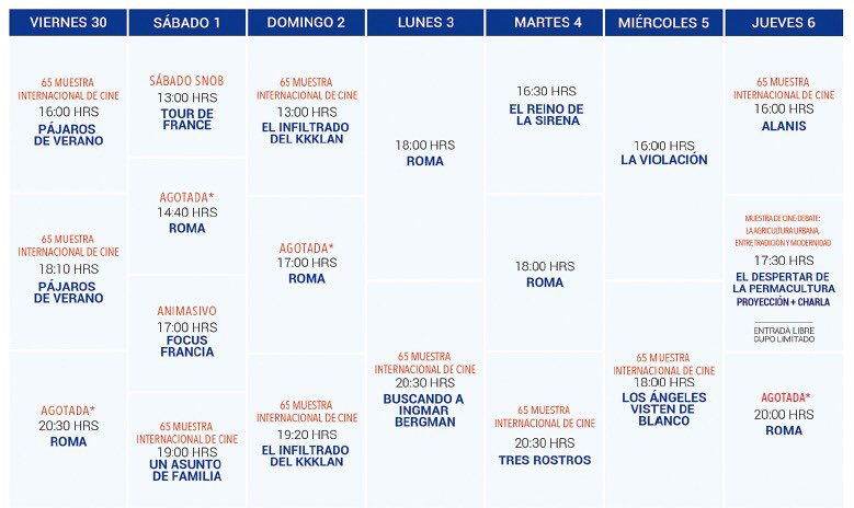 ¿Qué pelí vas a ver hoy? 

“La Violación” tendrá función en <a href="/_lecinema/">Le Cinéma IFAL</a> a las 16:00 o disfrútala en <a href="/CinetecaMexico/">Cineteca Nacional</a> a las 15:00 y 21:00 hrs.   

Agradecemos a: #franciaenmexico <a href="/senoritorest/">señorito cineteca</a> <a href="/brokabistrot/">Broka Bistrot</a> <a href="/dulcemaguey/">Dulce Maguey</a>
