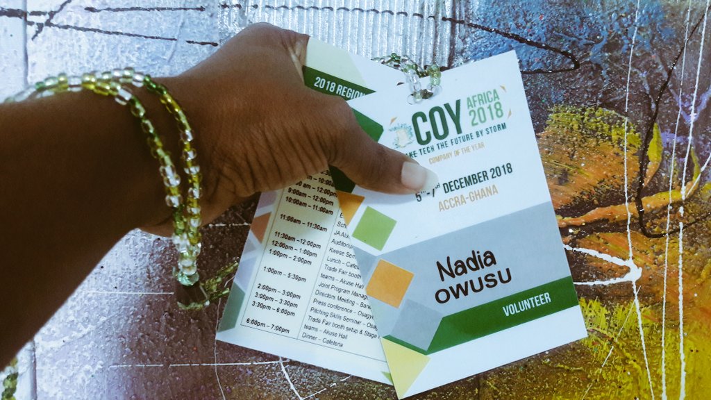 staa_boss's tweet image. Been busy all day volunteering with @JA_Africa_ for this year&apos;s  #AfricaCOY18. A high school competition for students, to imbibe in them entrepreneurial drive &amp;amp; financial literacy. We&apos;re #teching the future by storm. Glad to celebrate #IVD2018 like this #InternationalVolunteerDay