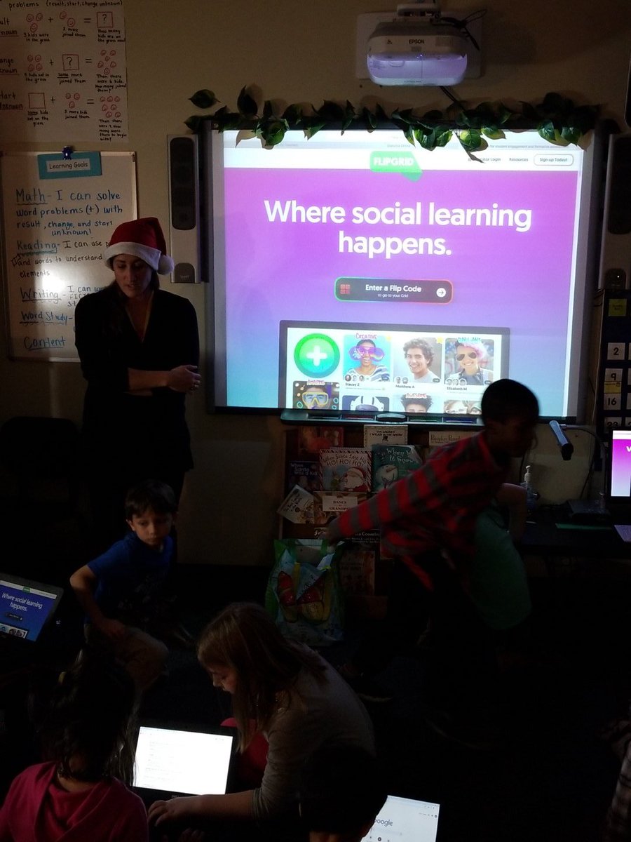 MrsKinderDWE's tweet photo. Learning from our very own @acaldwell1027 about @Flipgrid. Talk about excitement! We can't wait to jump in and experience it! @DWEdublin https://t.co/8PaIV2oSgr