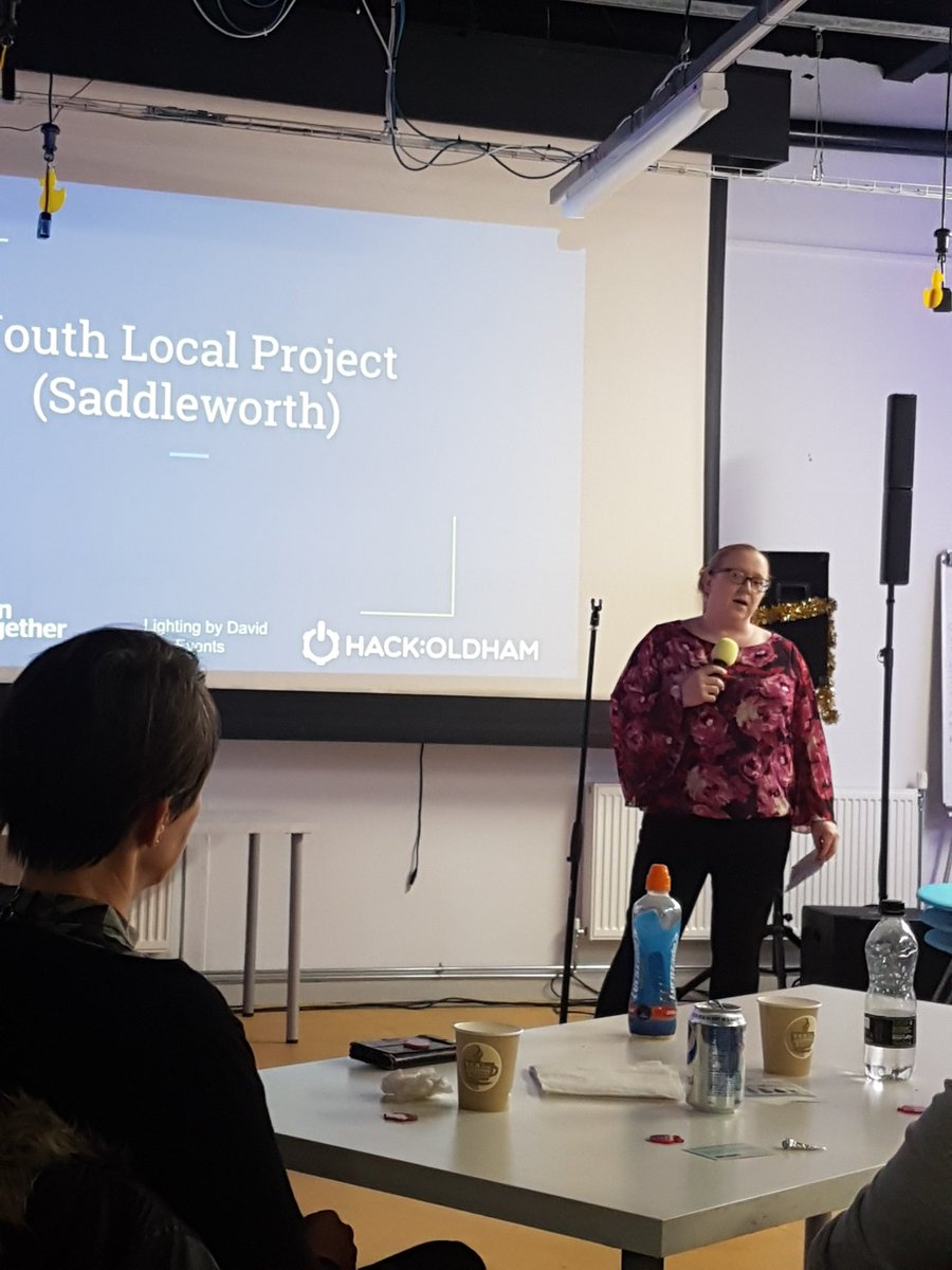 Youth Local Project have started the first pitch of the night #fundedwithfood