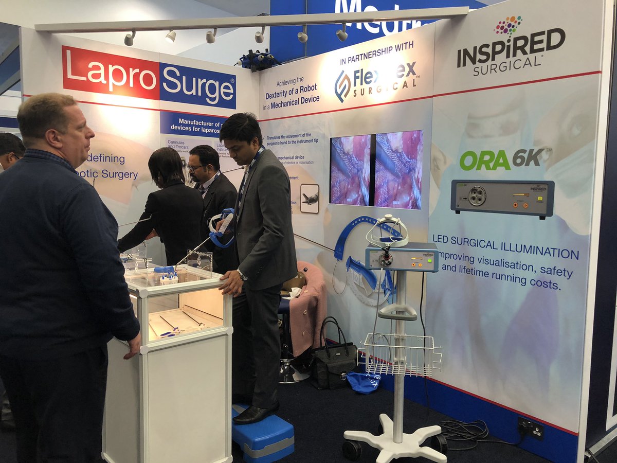 InspiredSurg's tweet photo. @InspiredSurg are in Manchester this week for the Association of Laparoscopic Surgeons of Great Britain &amp; Ireland @ALSGBandI annual meeting.

#ALSGBI2018 #surgicallighting #inspiredsurgical

https://t.co/uCzJd7mmNc https://t.co/bZTYTJju4l