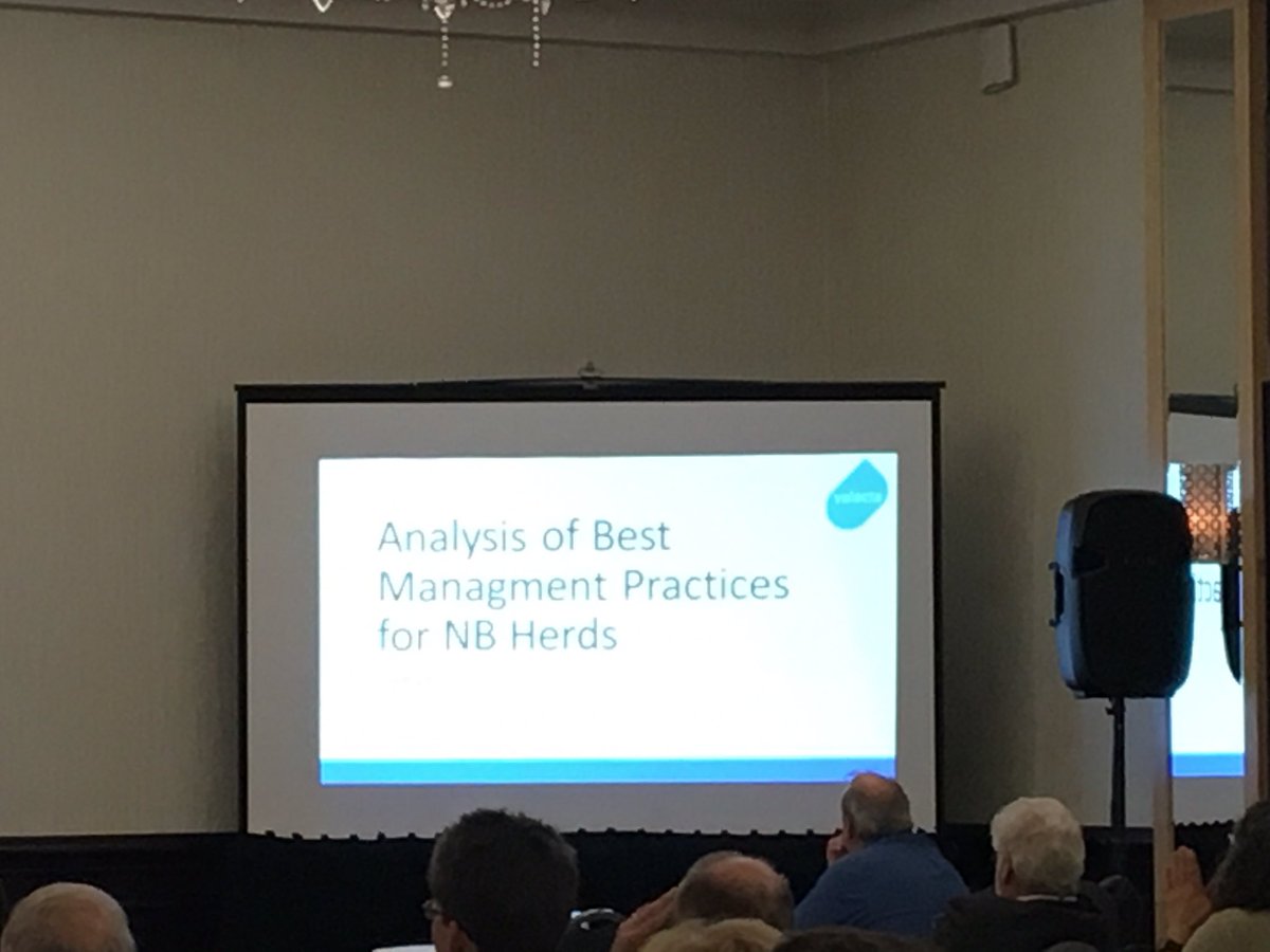 ingraham_emily's tweet photo. David Dykstra with milk 2020 explains the project being developed with @Valacta to help NB producers improve their herds!#AgEducation #Cdndairy #DFNB https://t.co/6hGestAAiQ