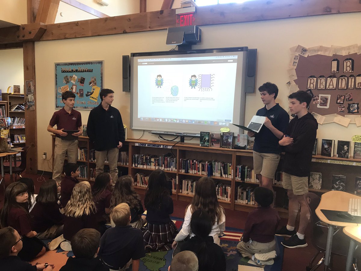 Our lucky third grade readers enjoyed a Spanish story written by our grade 10 students.#waexcels