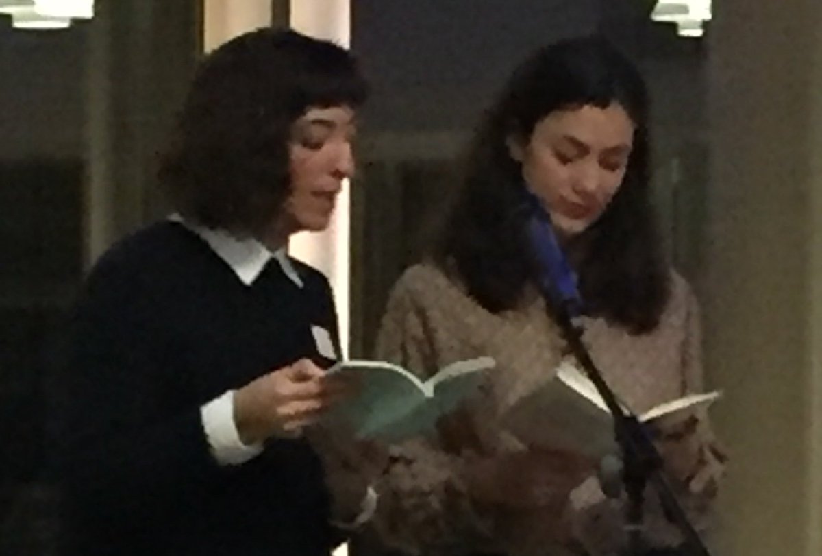 BiscuitsBooks's tweet photo. What a top top day of workshop and top TOP evening of cabaret: Swiss cabaret. Much to celebrate, much to enjoy: @niewview #michellesteinbeck @shauntranslates #michaelfehr in style @britishlibrary . Not to mention The Riveter and 12 Swiss Books. TOTES AMAZEBALLS!! https://t.co/TUoIf1HFX5