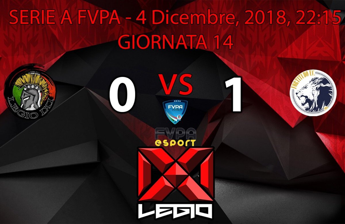 CiccianoeSports's tweet photo. 🎙🎮
RISULTATI:
Martedì 4/12/18
22:15 @FVPAeSport 
Serie A 
#LEGIOIXI vs #FortitudoFC 0 - 1

22:45 @VPG_Italy 
Coppa Italia
#LEGIOIXI vs #YellowEclipse 3 - 2 

Mercoledì 5/12/18
22:45 @VPG_Italy 
Serie B
#ItalianWolves vs @IXI_eSport
 🎮🎙 https://t.co/0s1ccJUp5w