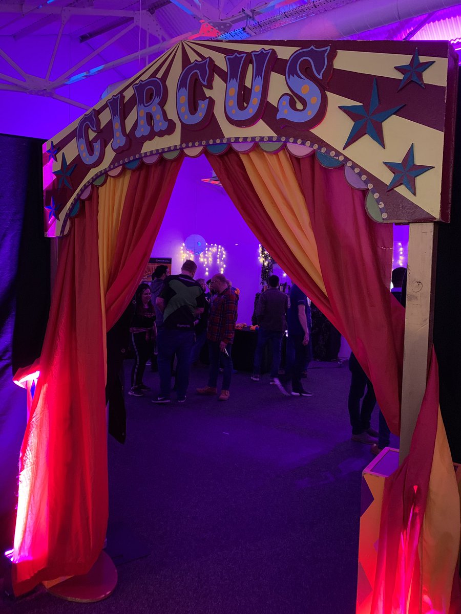 MSFTmeetups's tweet photo. The #Imaginarium has arrived in #Birmingham. Tonight the clowns and freaks are welcoming the masses to the unseen horrors of the Microsoft #MSFTMeetup https://t.co/SnATRHCODt