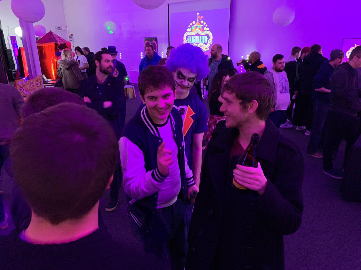 MSFTmeetups's tweet photo. The #Imaginarium has arrived in #Birmingham. Tonight the clowns and freaks are welcoming the masses to the unseen horrors of the Microsoft #MSFTMeetup https://t.co/SnATRHCODt