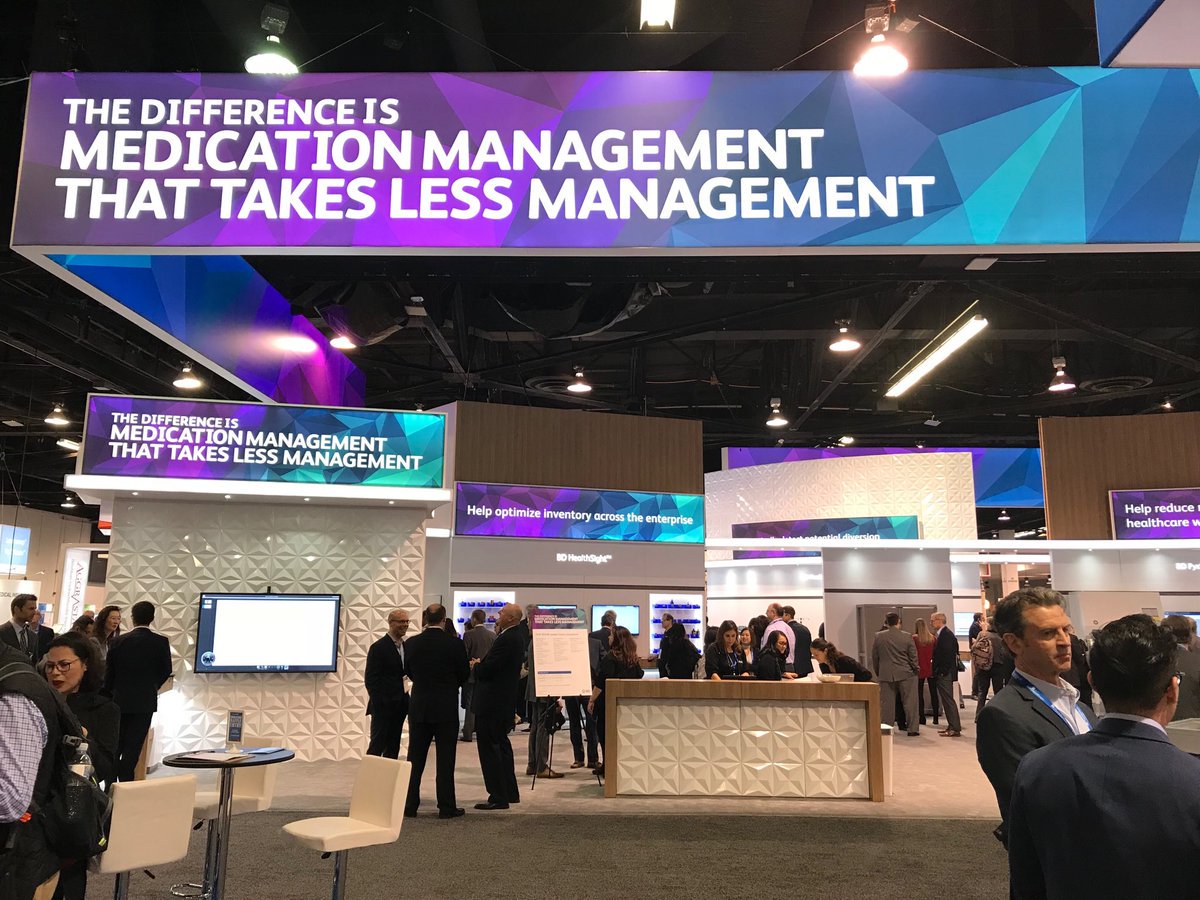 BDandCo's tweet photo. Last day to visit us at #ASHP2018. Stop by 320, to learn how BD is working to align people, technologies and systems to help improve #medmanagement. #BDASHP https://t.co/N6JhPd0ZIM https://t.co/lVYmWkRs8i