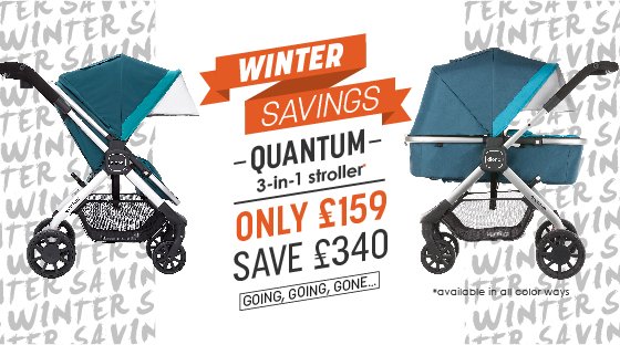 We're offering a special deal for a limited time- snag a Quantum for just £159.99, and save £340.00! Modern luxury with a clever 3-in-1 design and four colors to match your style, Quantum is ready to go with you on all life's adventures.
👉 ow.ly/cnzo50jS0Yx
