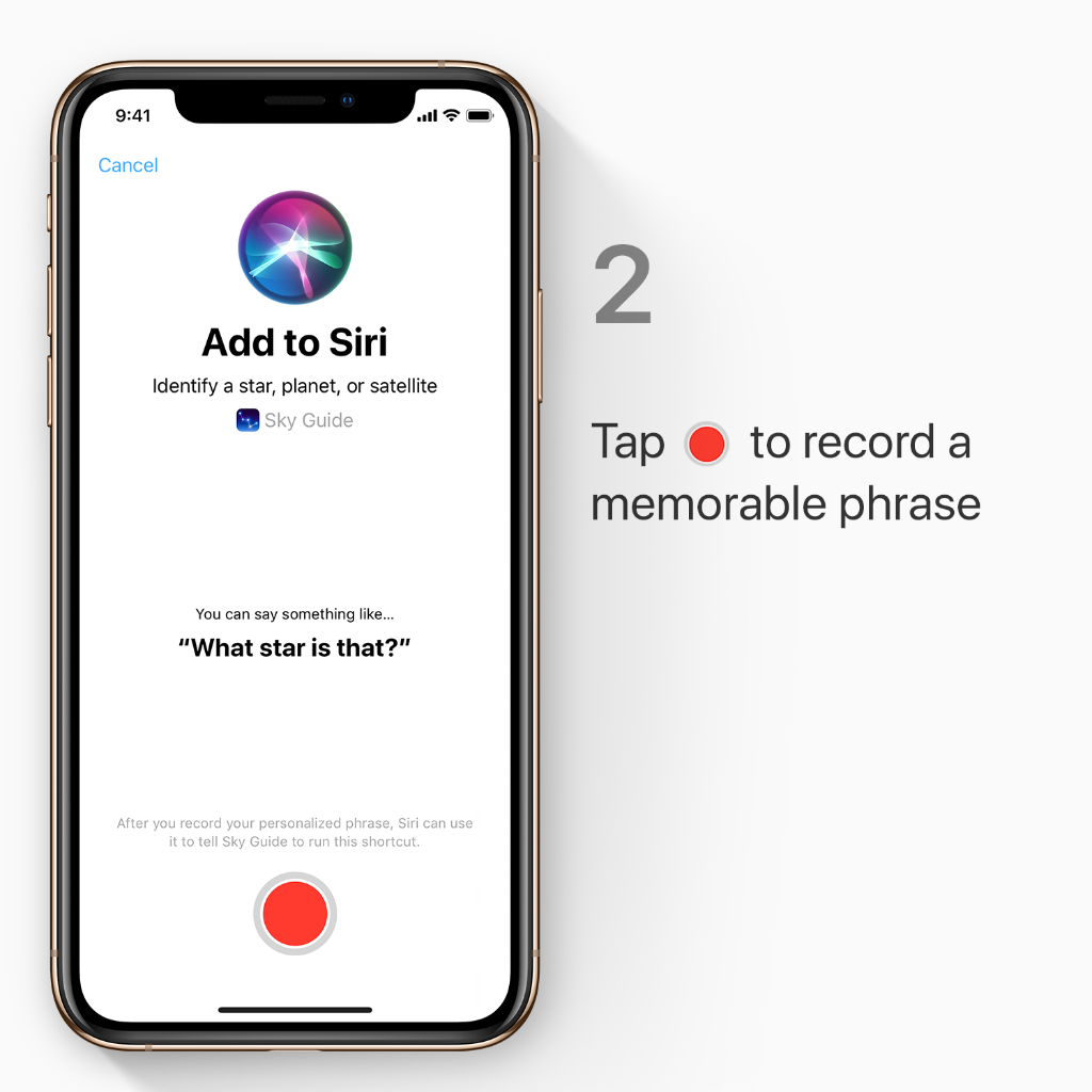 Step 2: Record a memorable phrase