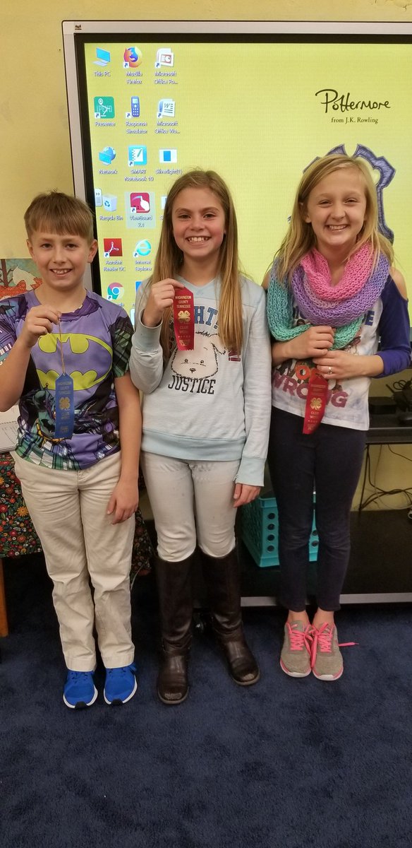 So proud of these 4-H speech winners in our class! <a href="/WCDE_TN/">WashingtonCoSch TN</a> <a href="/SSESGamecocks/">Sulphur Springs</a>
