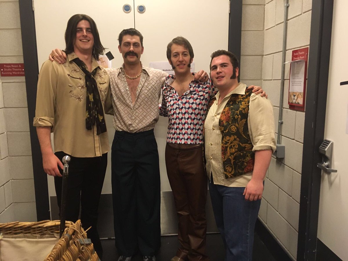 AHamiltonBari's tweet photo. La Boheme Boy Band. Term one scenes done @guildhallschool with a great group of people. Bring on the next!
#thatwigthough https://t.co/UX3jhkOgXV
