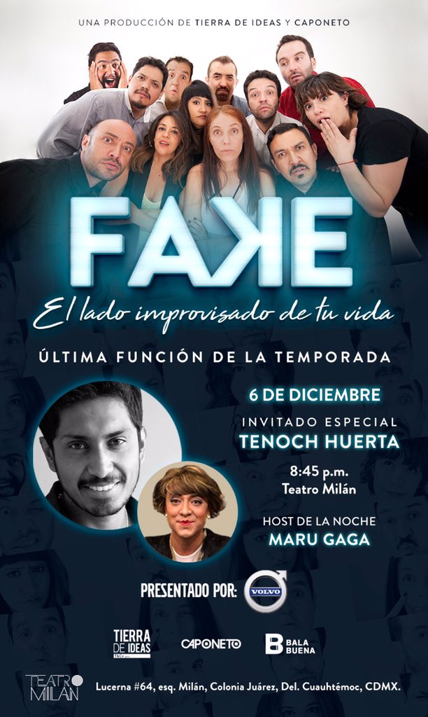 LiLiaXHall's tweet photo. Mañana gran cierre de temporada @LateFake con @TenochHuerta en @teatro_milan
.
 @YoVoyAlTeatroMx @primerafila @micarteleramx @Noti_Teatro @elteatrocdmx @EntretelonesMex @Teatrofiliamx https://t.co/hwuZGDPsTm