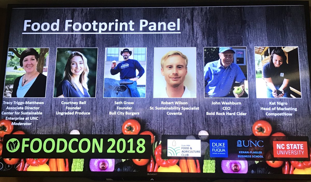 aces_unc's tweet photo. @TracyTM from @kenanflagler led the Food Footprint Panel for #FoodCon2018. https://t.co/JMHlXA3wPC