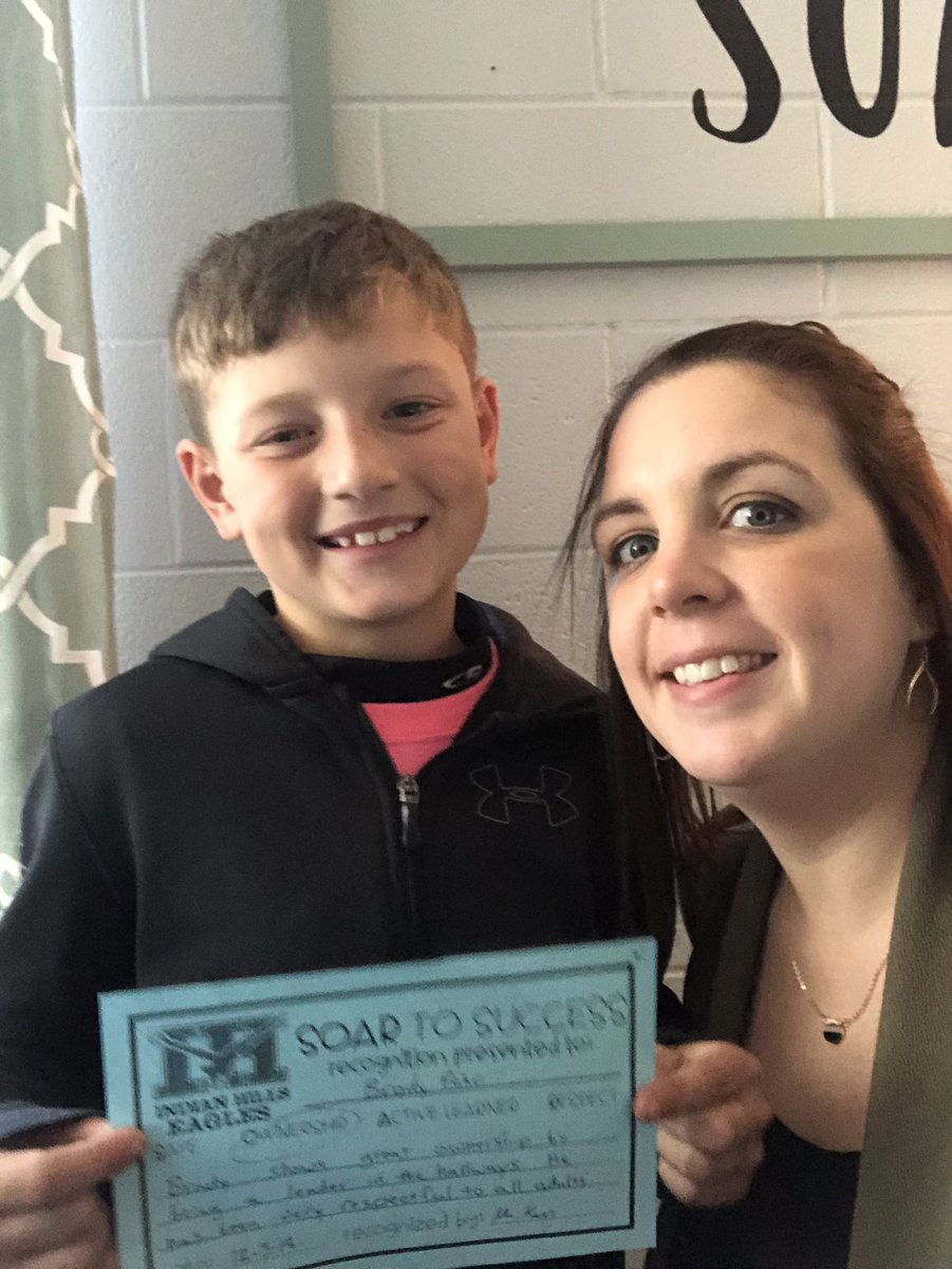 Brody is taking ownership of his behavior and being a leader! #IHEaglesSoar